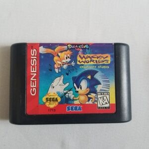Wacky Worlds Creativity Studio Sega Genesis Video Game